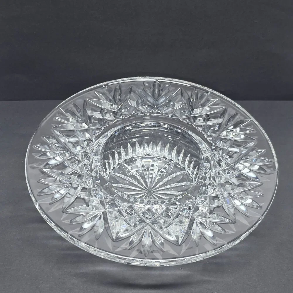 Jim O'Leary 2000 Waterford Crystal Bethany Pillar Candle Holder Bottle Coaster